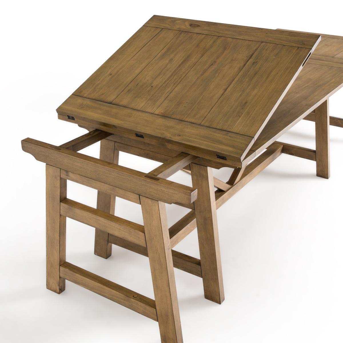 Wabi Solid Pine Extendable Dining Table, Seats 6-12 – image 5