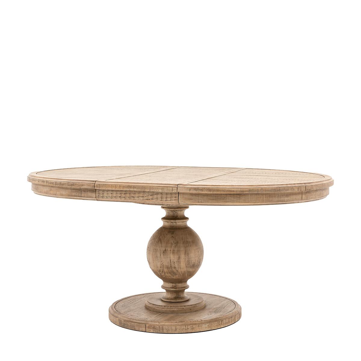 Vinton American Pine Oval Extendable Farmhouse Dining Table (Seats 8) – image 2