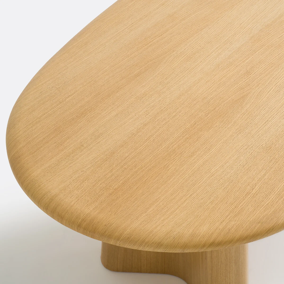 William 6-8 Seater Oval Dining Table in Oak Veneer – image 4