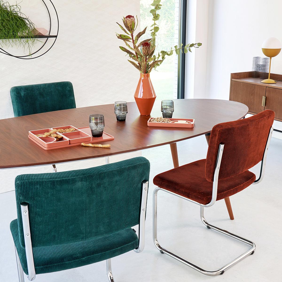Watford Walnut Elliptical Dining Table (Seats 6-8) – image 7