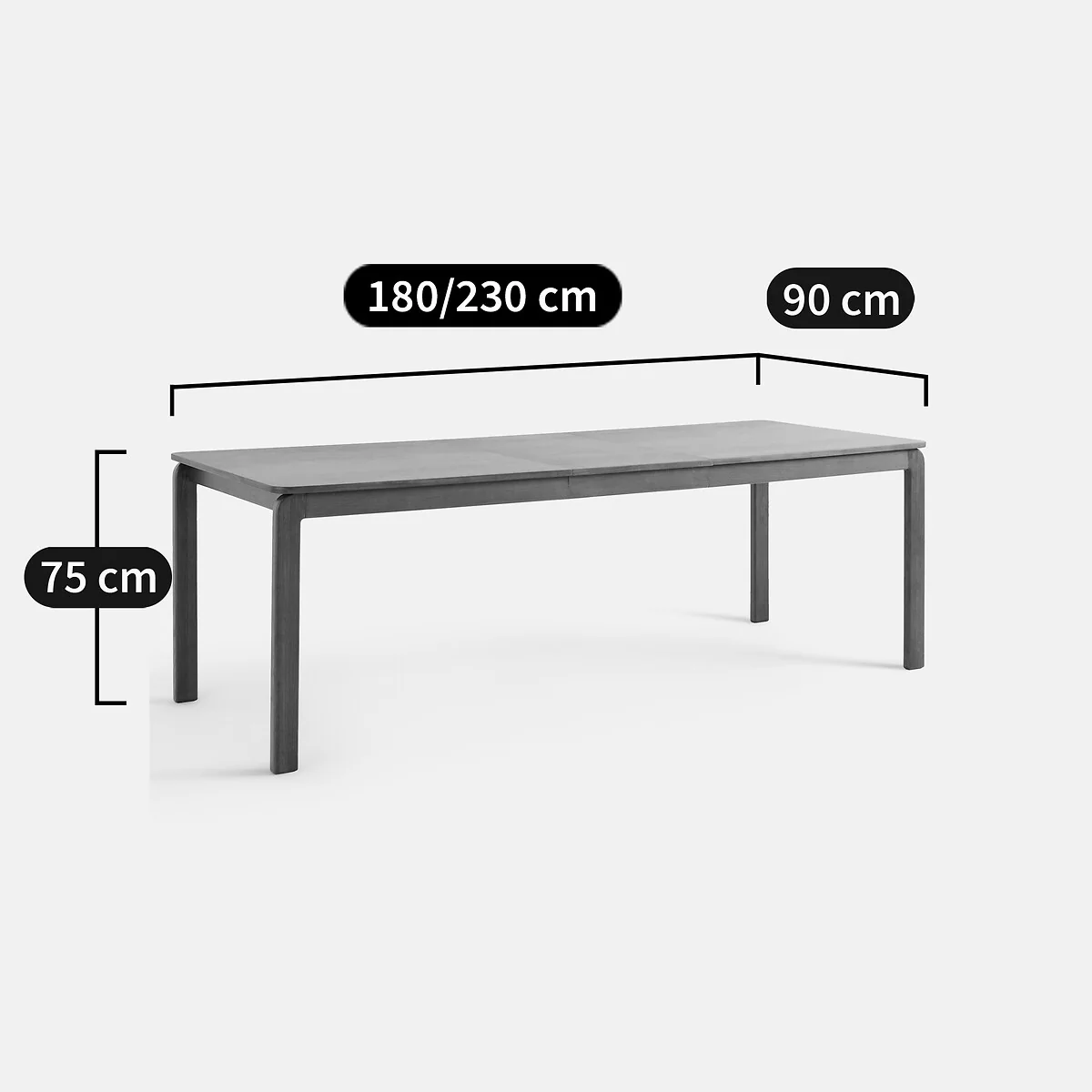 Talet 6-8 Seater Extending Dining Table in Walnut Veneer – image 9