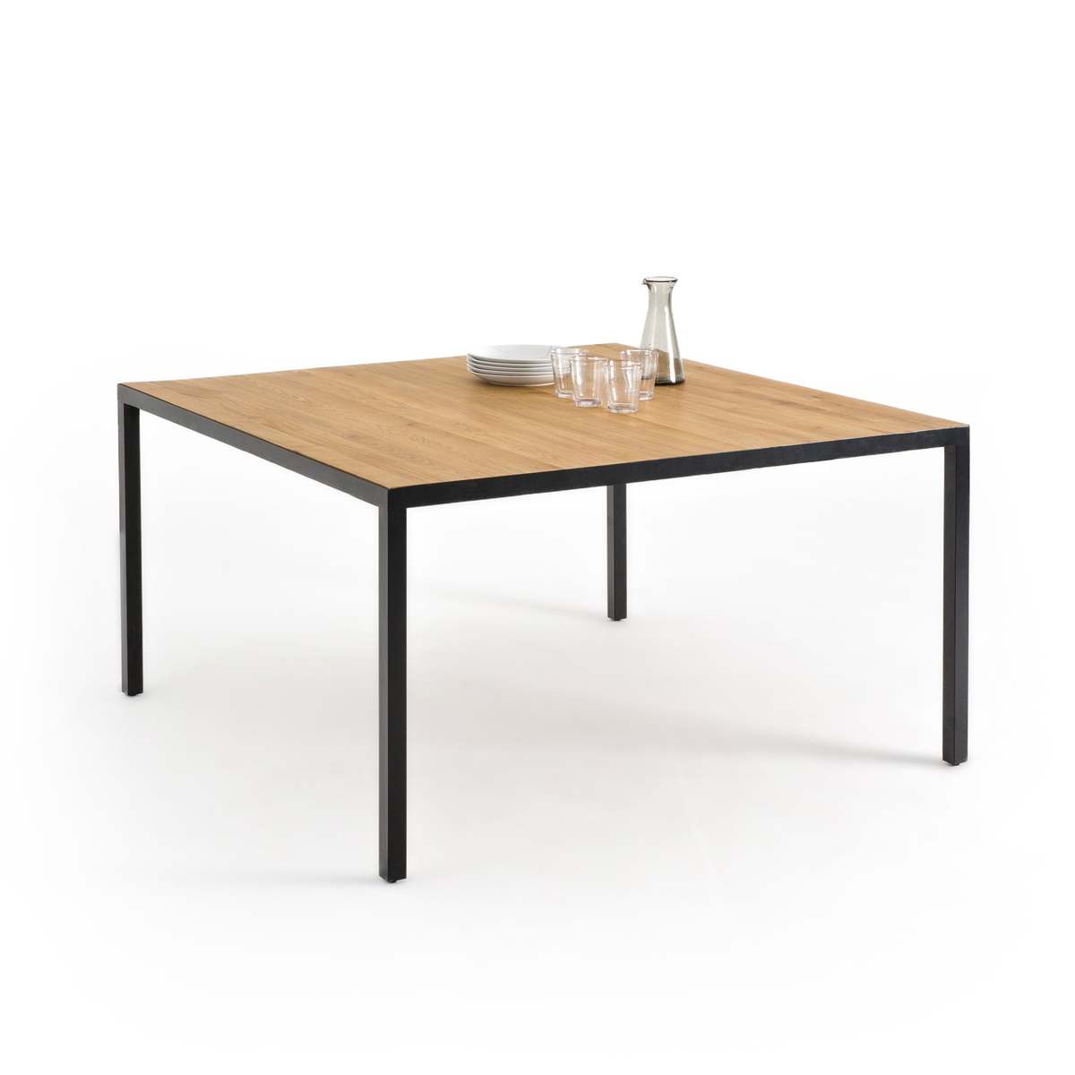 Nova Square Oak Dining Table, Seats 8 – image 1