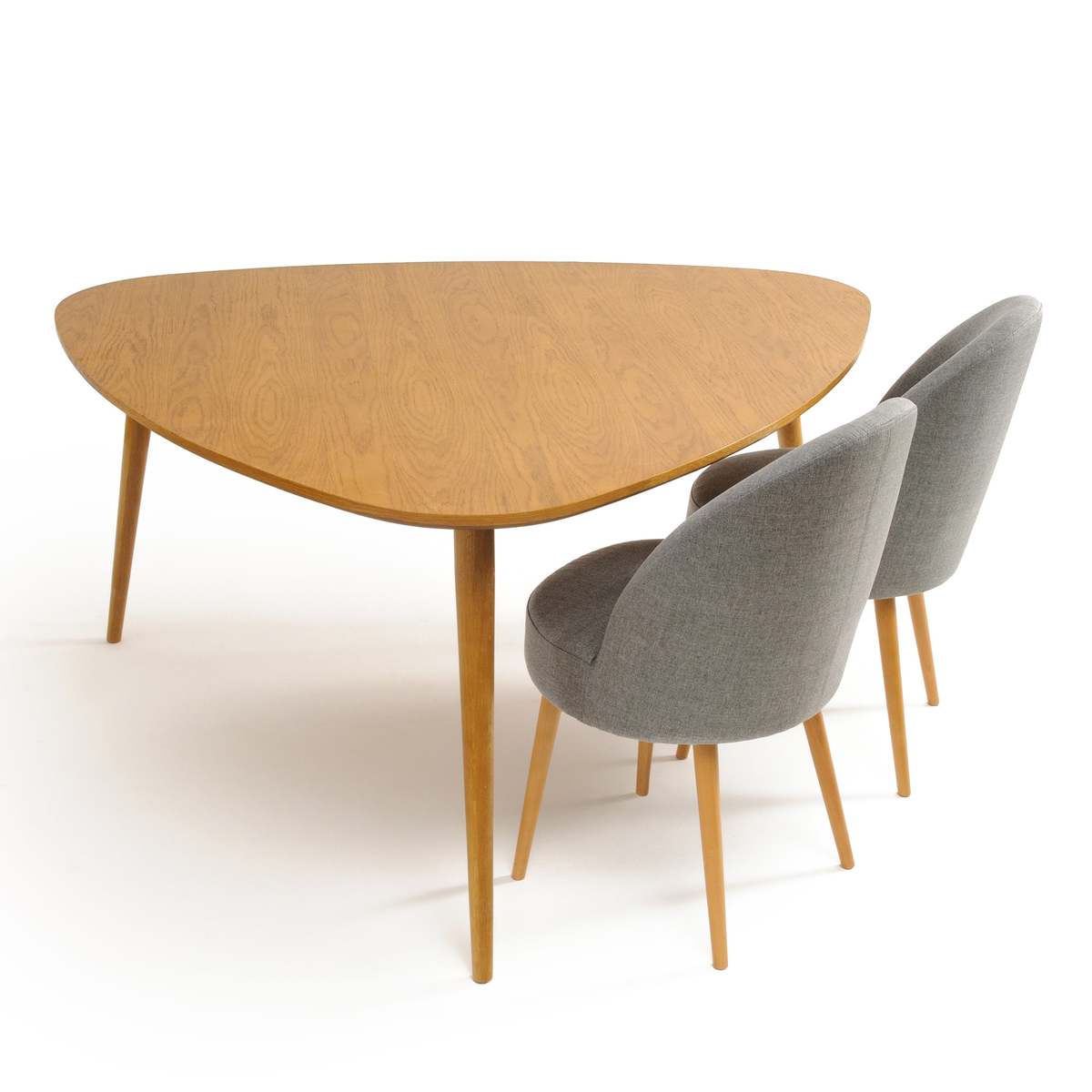 Quilda 6 Seater Oak Dining Table – image 5