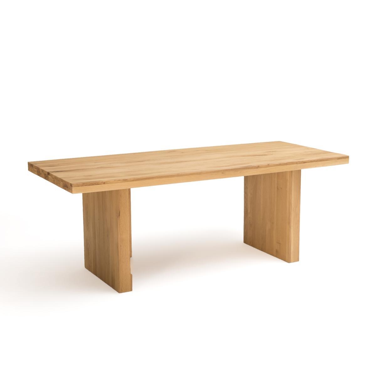 Vova Solid Oak Dining Table, Seats 6/8 – image 2