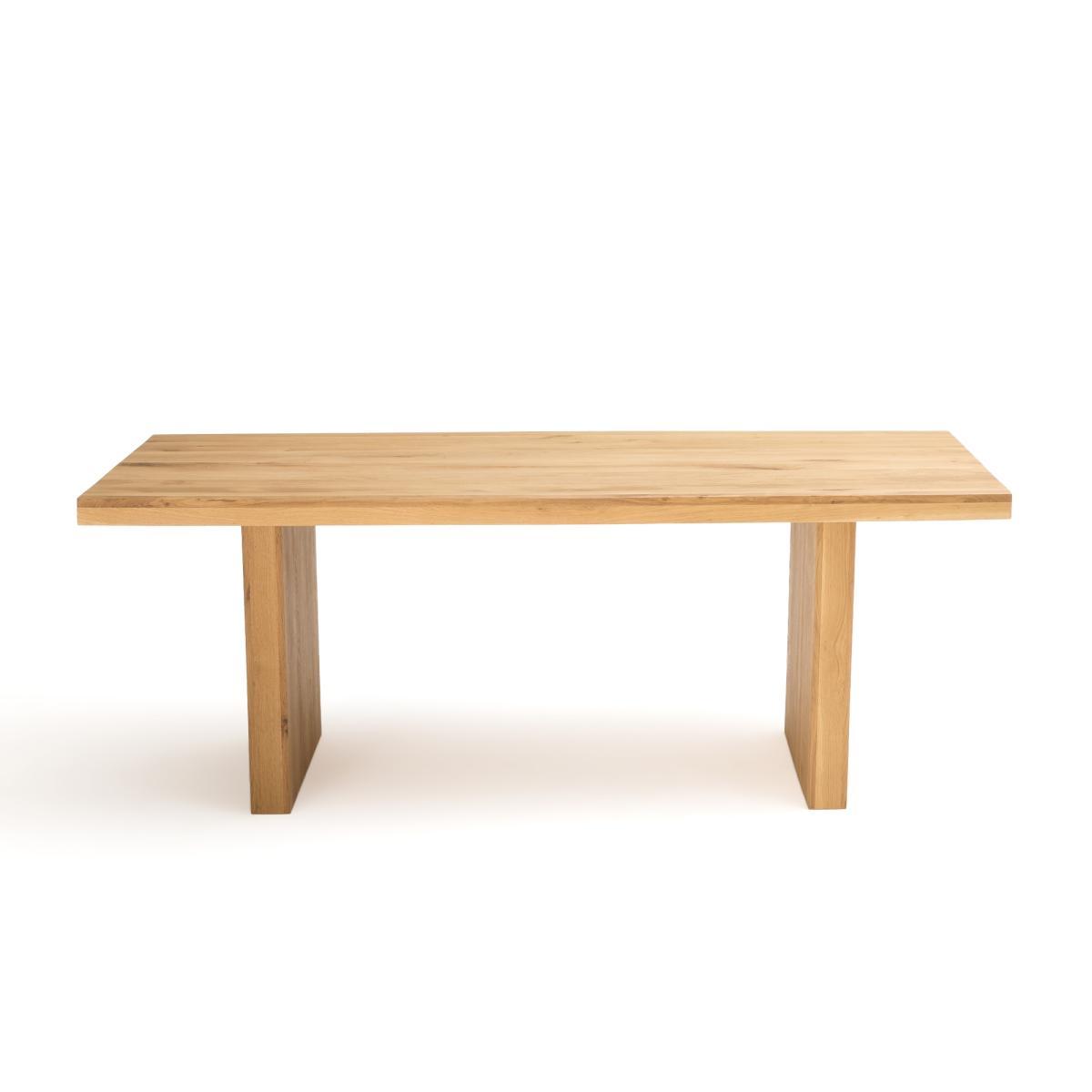 Vova Solid Oak Dining Table, Seats 6/8 – image 3