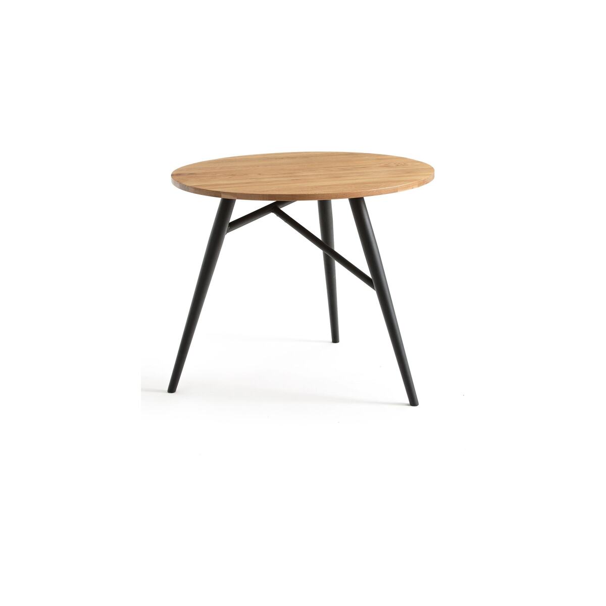 Cruseo Round Oak Dining Table (Seats 3) – image 1