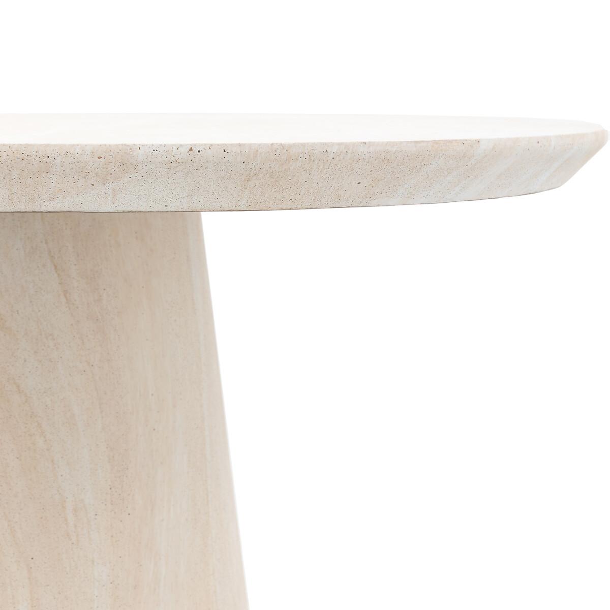 Pellan Oval Travertine Finish Dining Table (Seats 6) – image 7