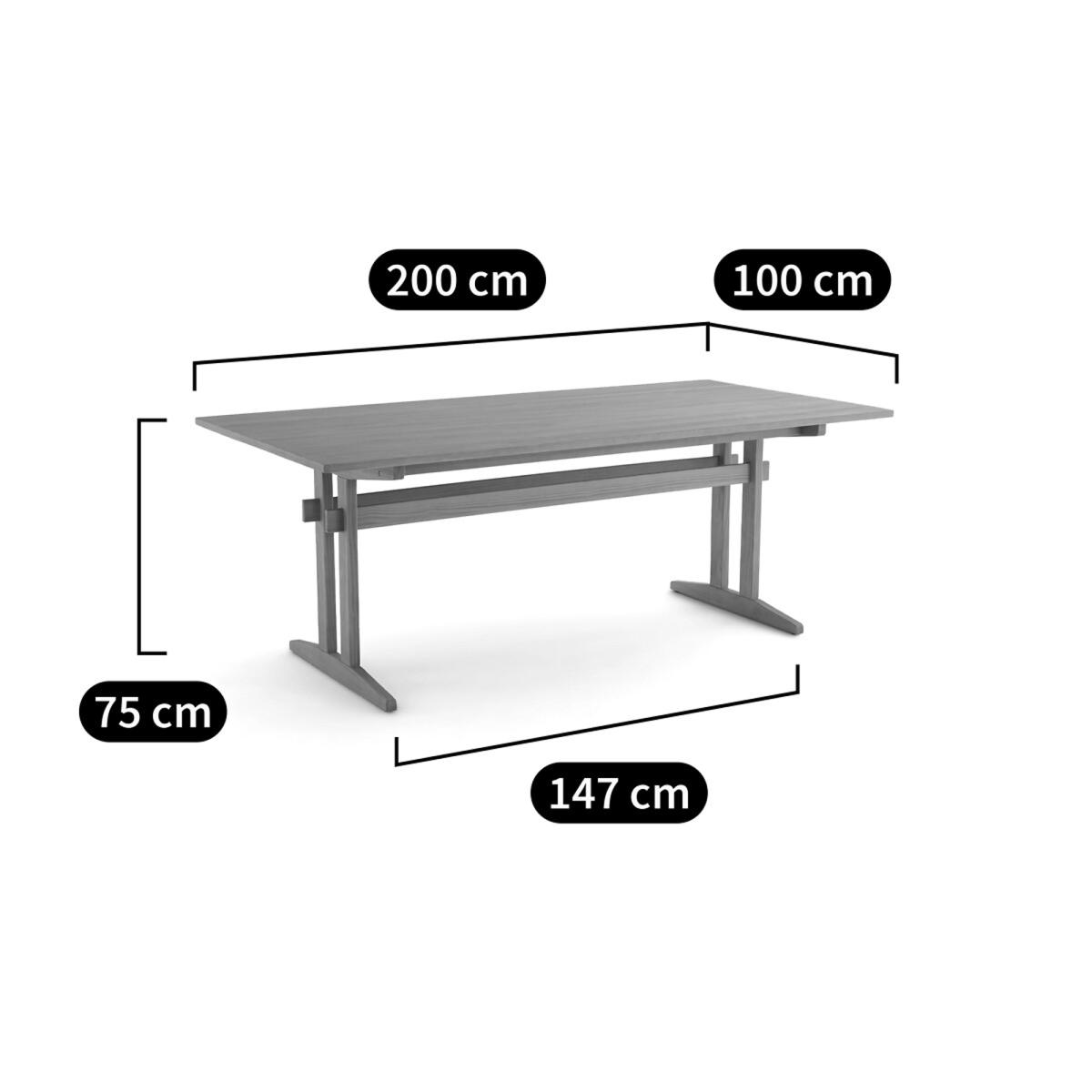 Sergey Brushed Solid Pine Dining Table (Seats 6-8) – image 7