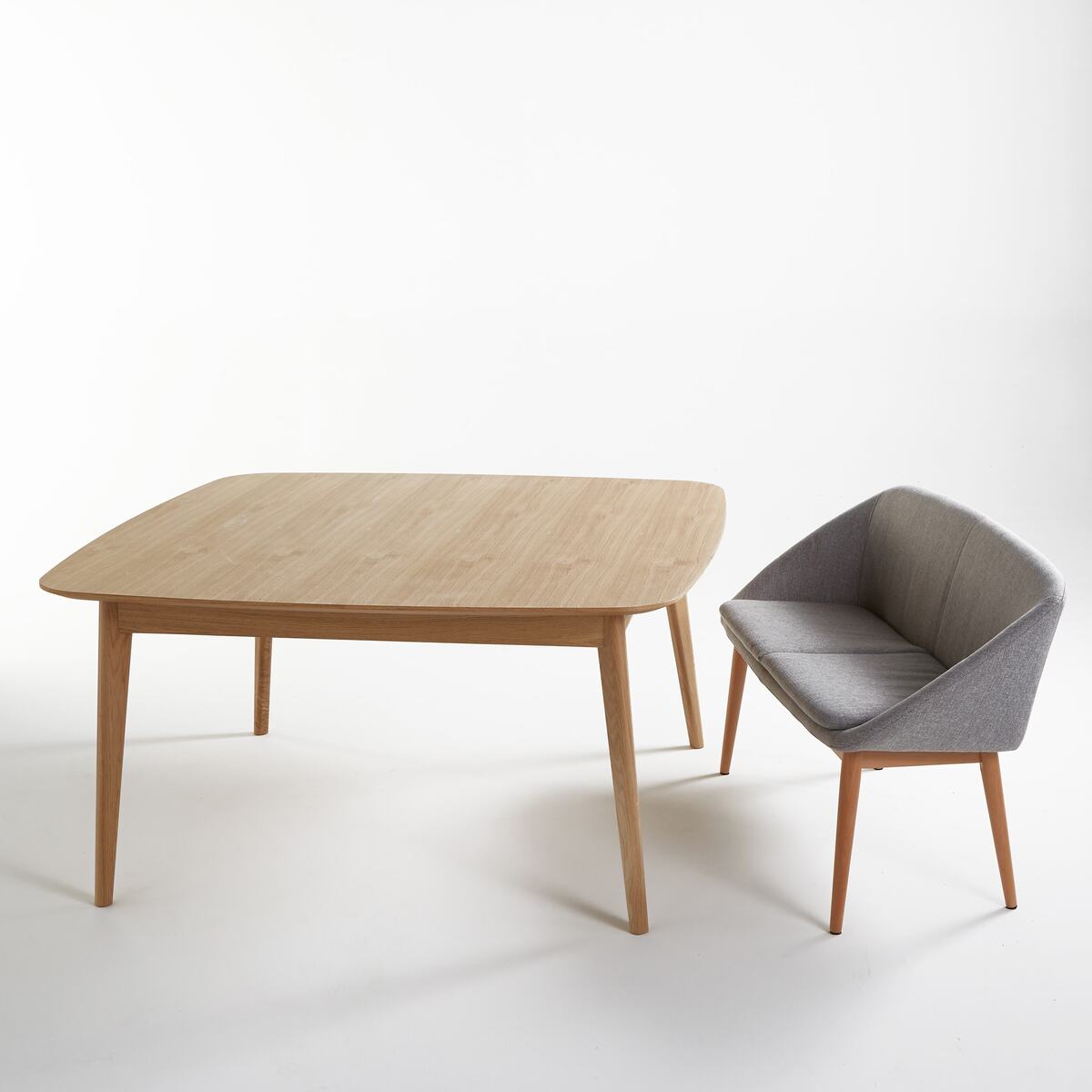 Biface Oak Square Dining Table (Seats 8) – image 5