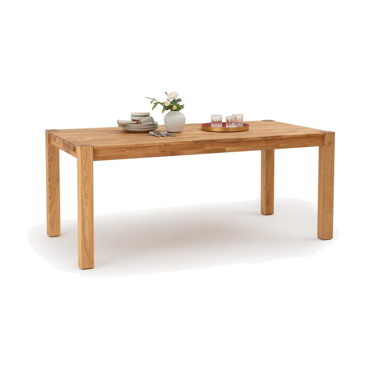 Adelita Solid Oak Dining Table with 2 Extensions