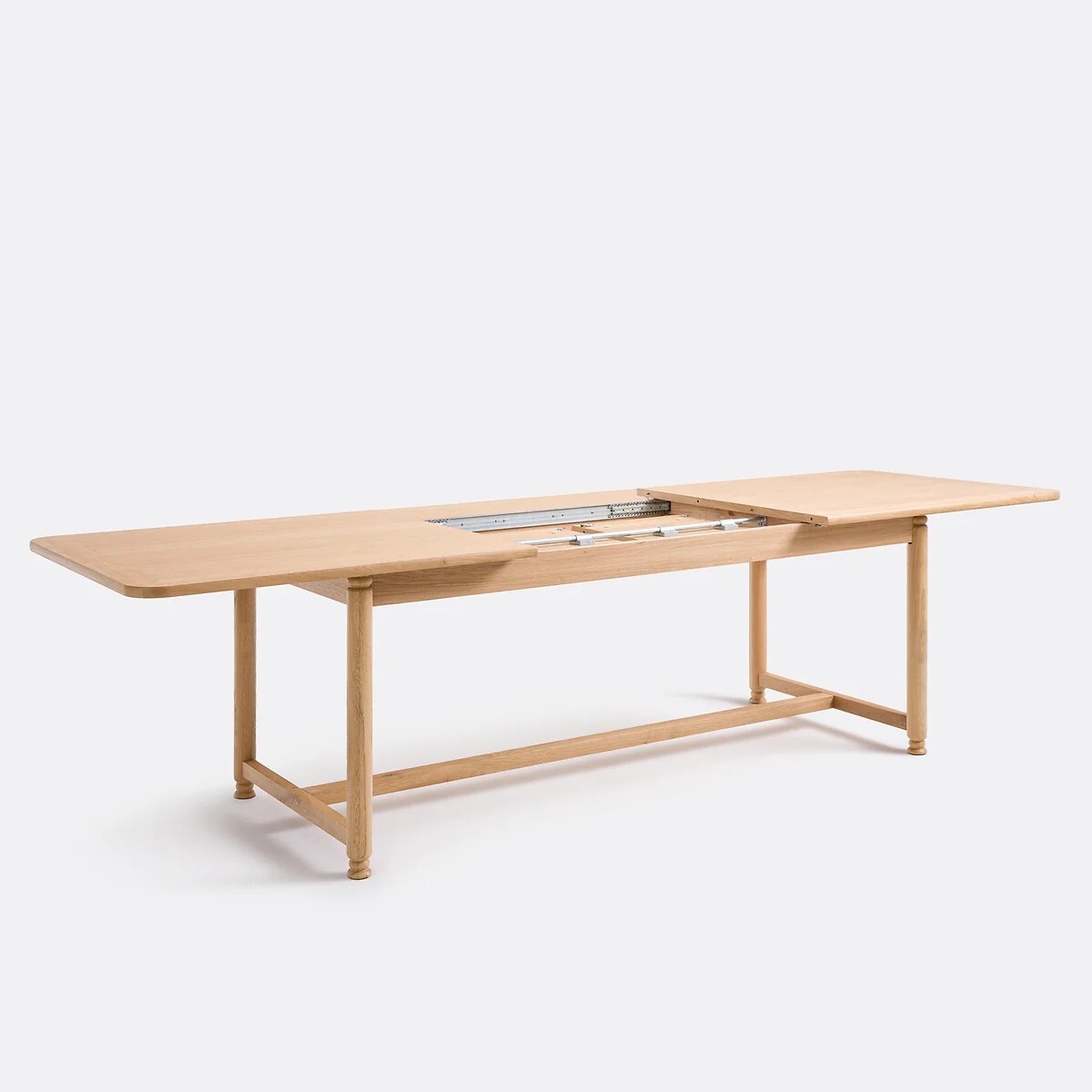 Soleron Oak and Veneer 6-10 Seater Extendable Dining Table – image 6