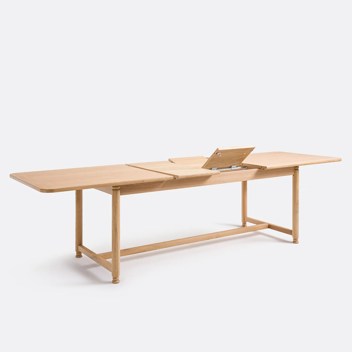 Soleron Oak and Veneer 6-10 Seater Extendable Dining Table – image 7