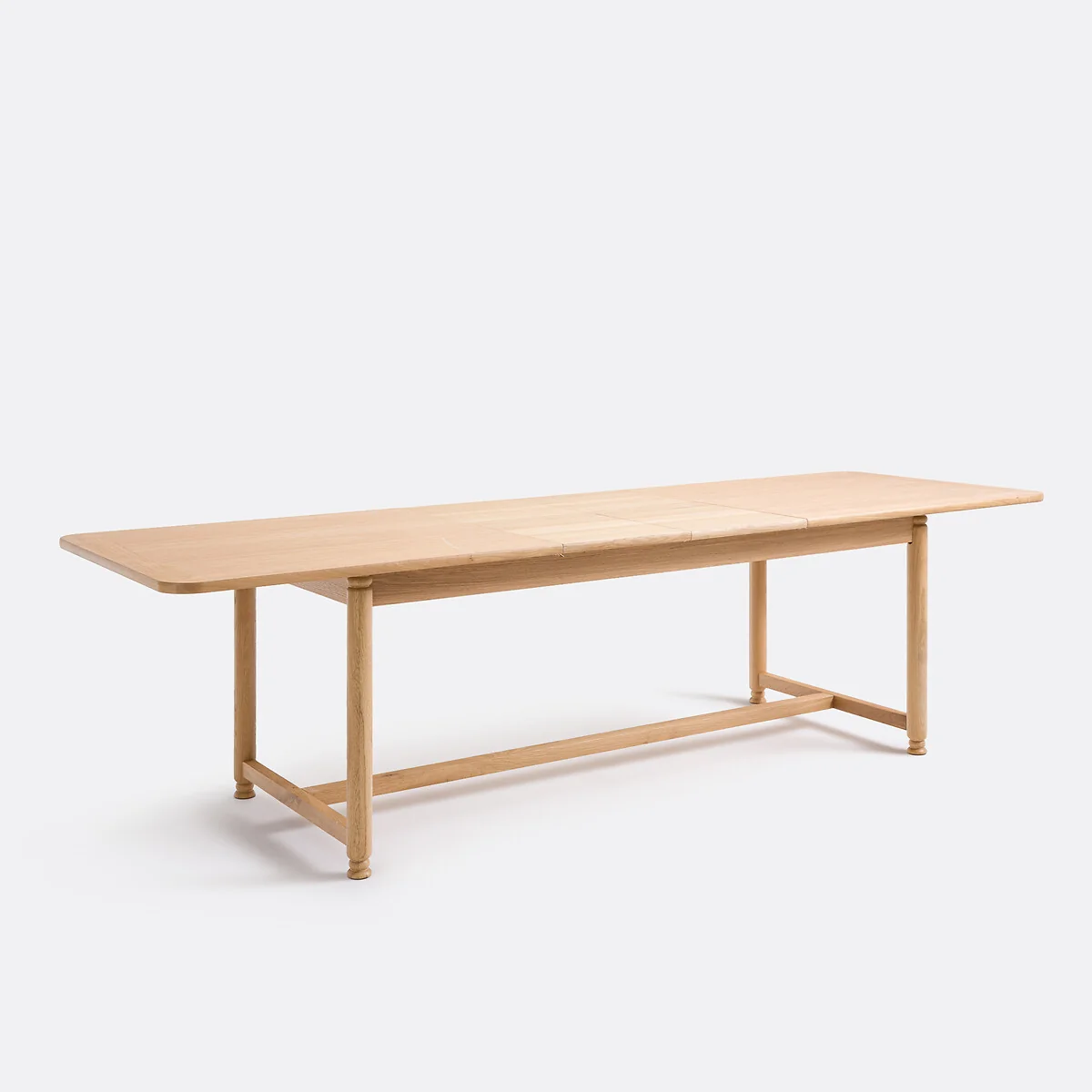 Soleron Oak and Veneer 6-10 Seater Extendable Dining Table – image 8