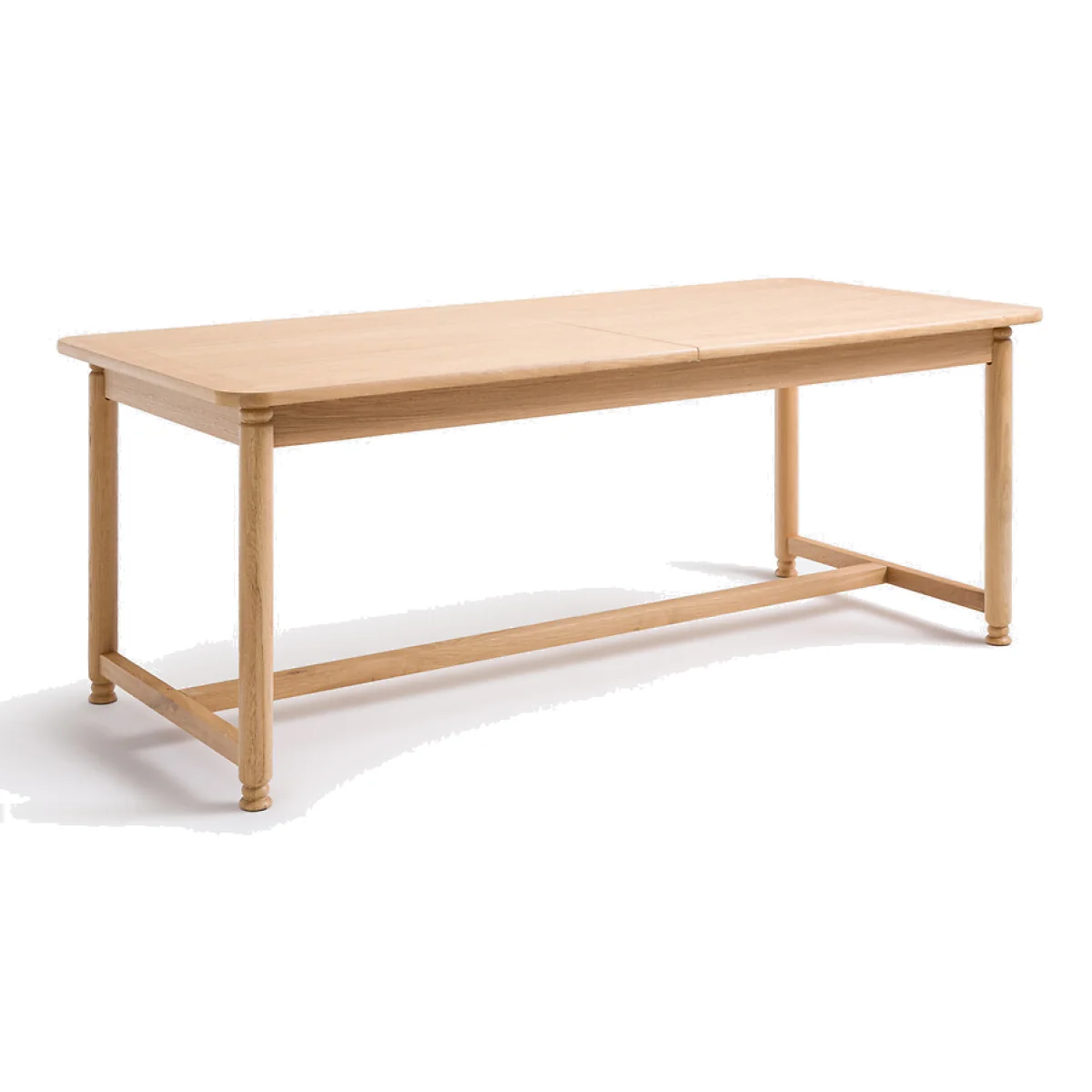 Soleron Oak and Veneer 6-10 Seater Extendable Dining Table – image 1
