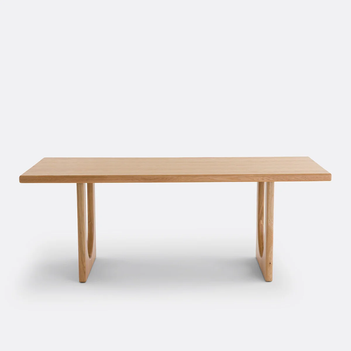 Douve 6-8 Seater Rectangular Dining Table in Oak and Veneer – image 3