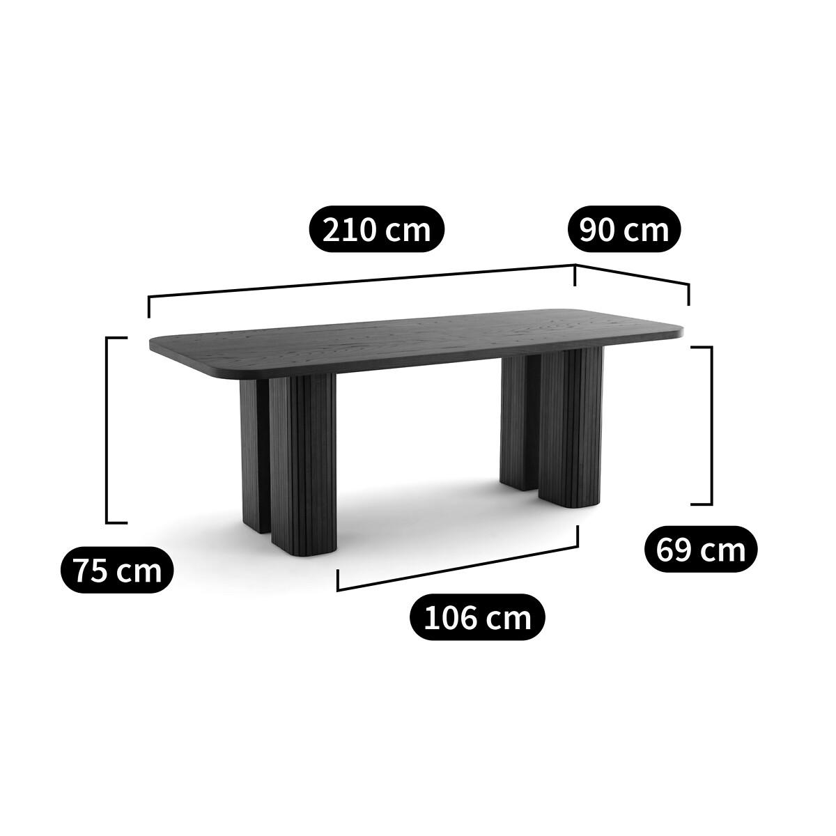 Lazar Rectangular Dining Table (Seats 6/8) – image 7