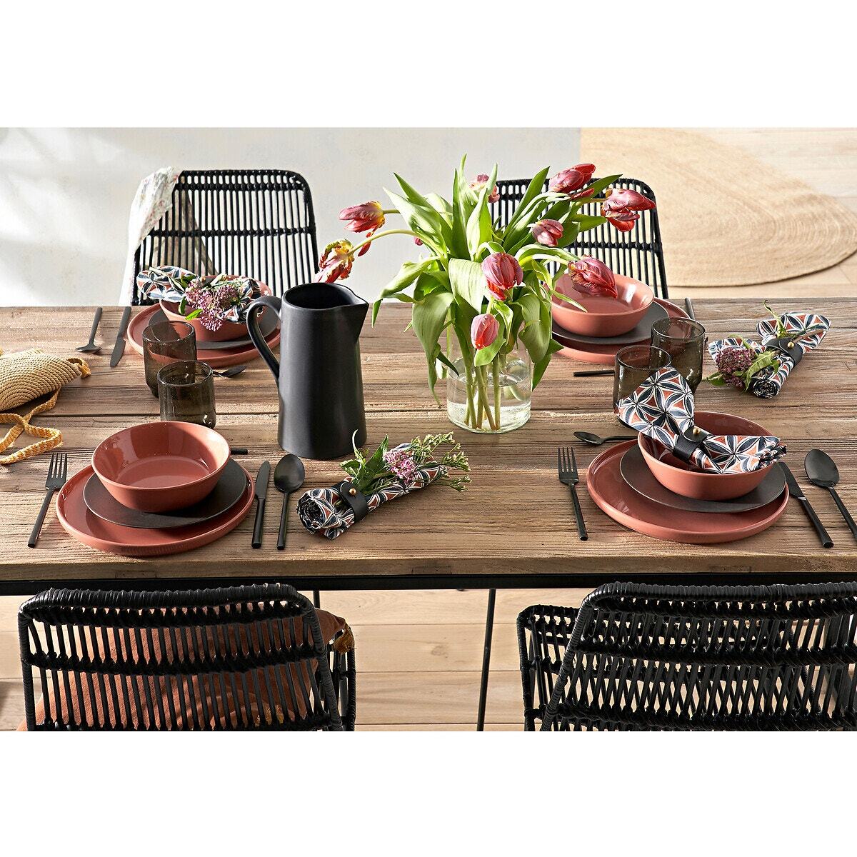 Orma Recycled Elm Top Dining Table – image 3