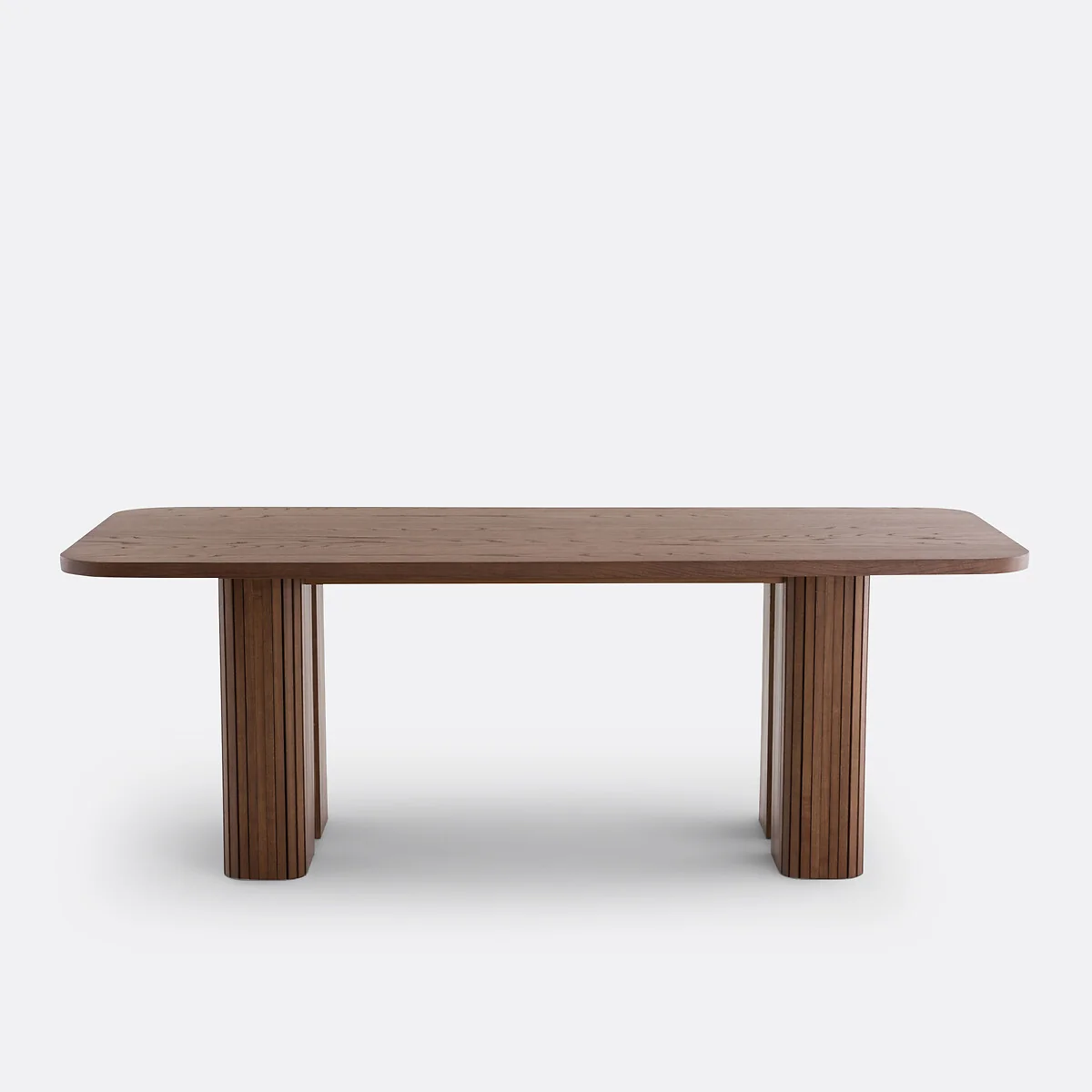 Latti Rectangular 6-8 Seater Dining Table in Oak and Pine Veneer – image 4