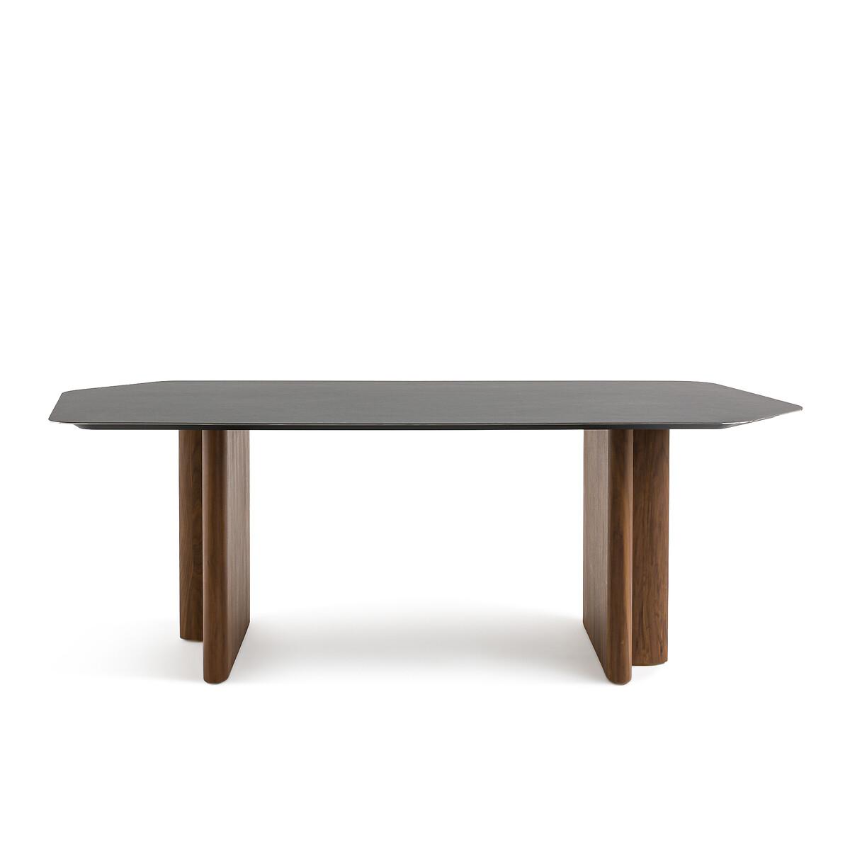 Nella Linoleum & Walnut Dining Table (Seats 6-8) – image 2