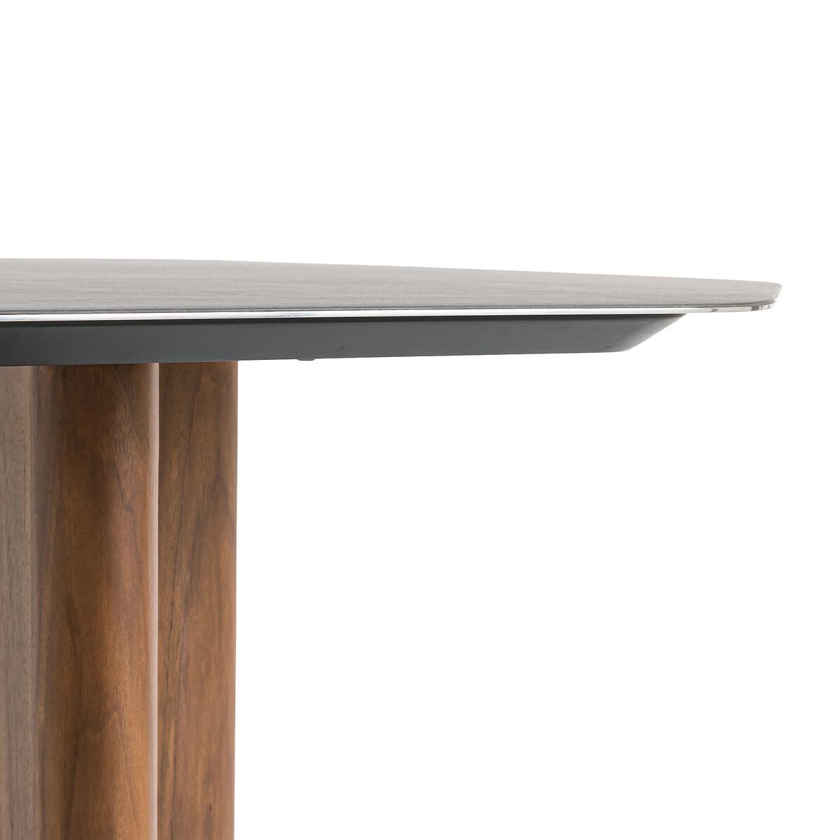 Nella Linoleum & Walnut Dining Table (Seats 6-8) – image 3