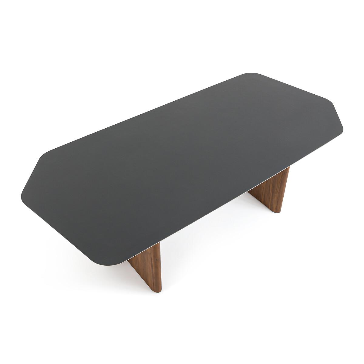 Nella Linoleum & Walnut Dining Table (Seats 6-8) – image 4
