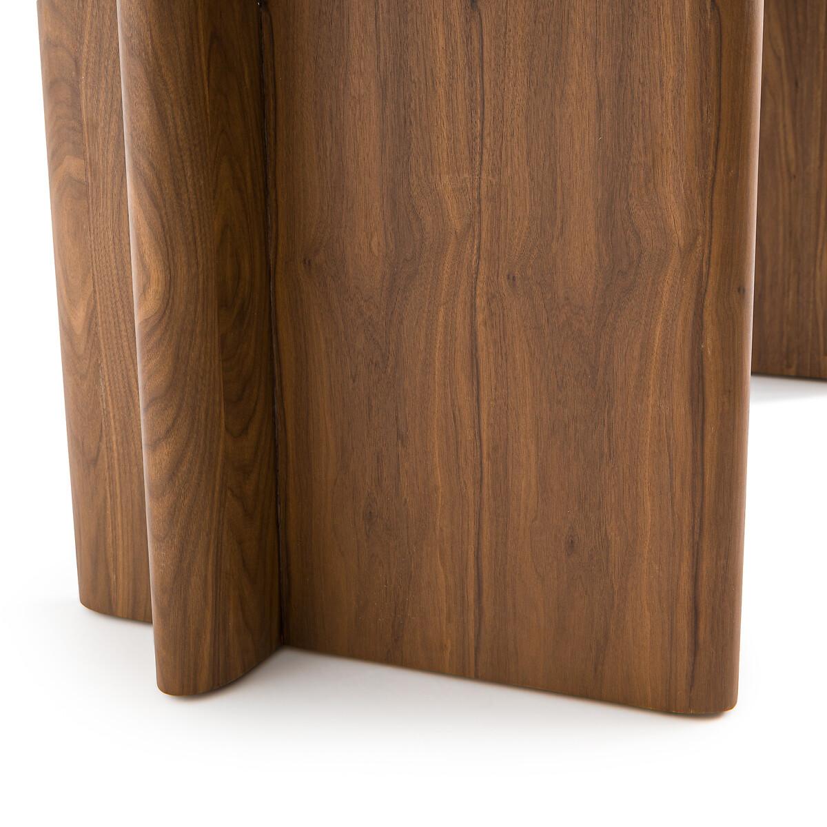 Nella Linoleum & Walnut Dining Table (Seats 6-8) – image 5