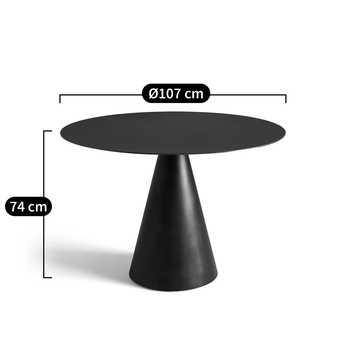 Maÿra Round Lino Dining Table (Seats 3-4) – image 4