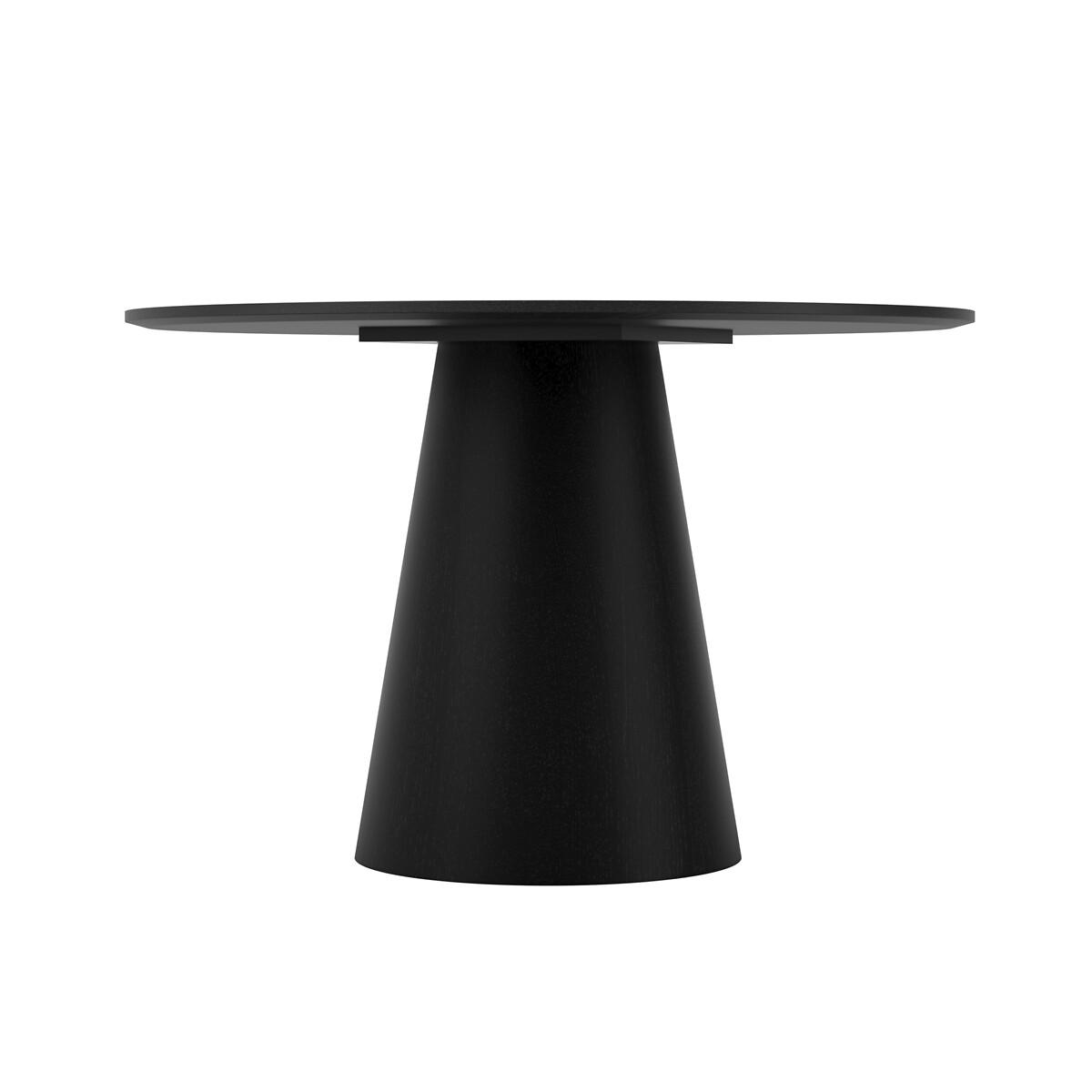 Carlina Round Wood Dining Table with Flared Pedestal Base (Seats 4) – image 3