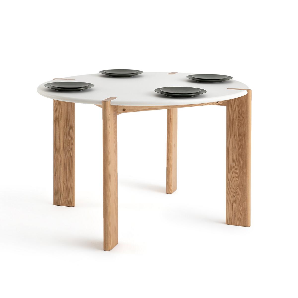 Galet Round Beech Dining Table (Seats 4) – image 4
