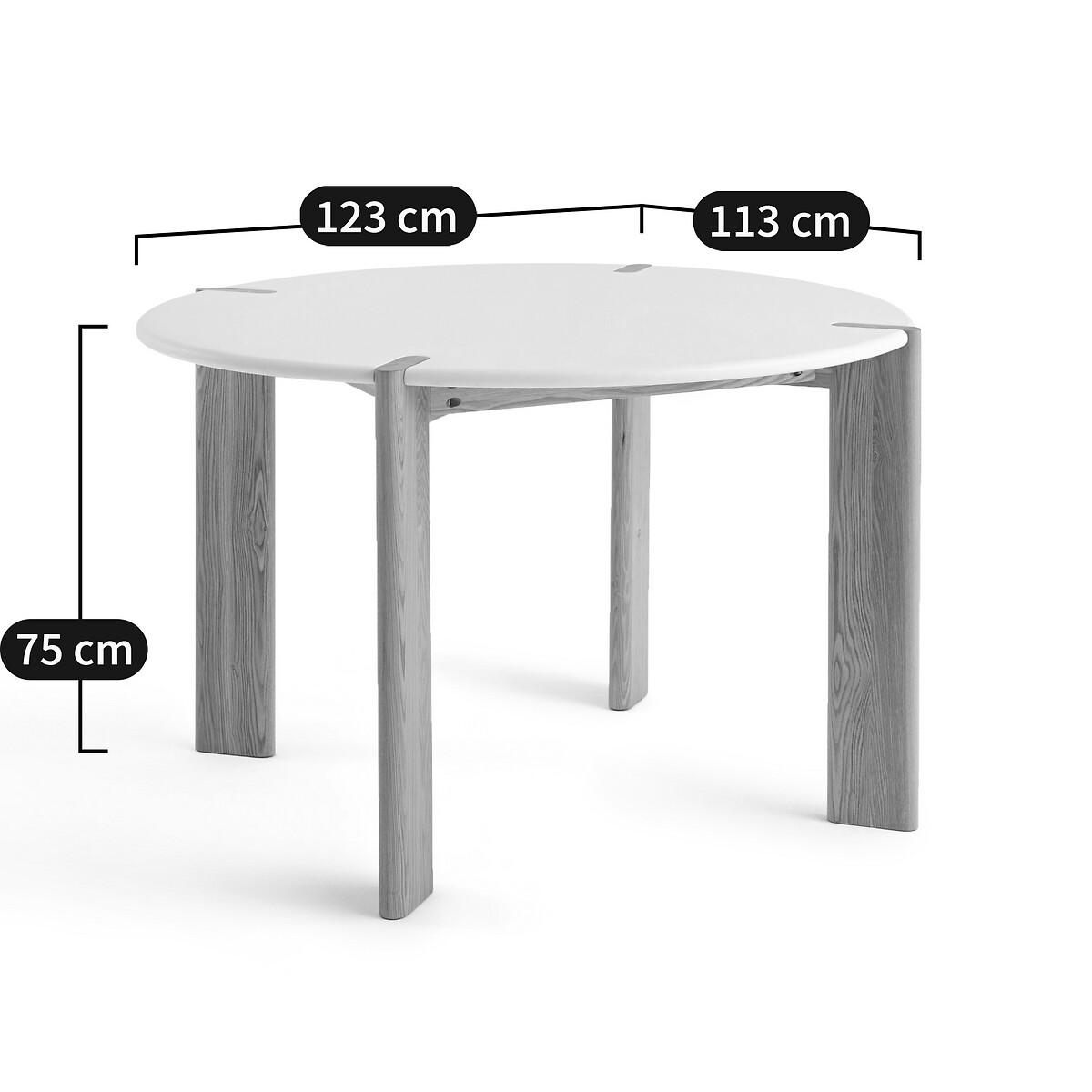 Galet Round Beech Dining Table (Seats 4) – image 8