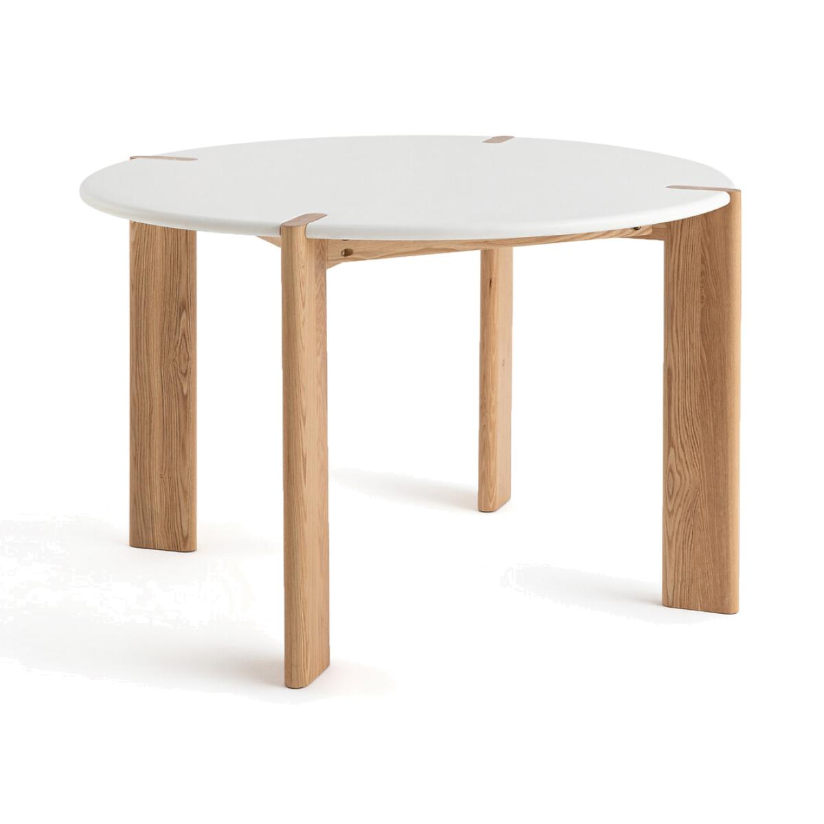 Galet Round Beech Dining Table (Seats 4) – image 1