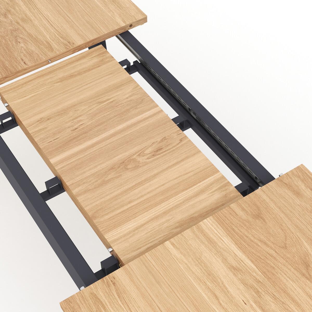 Daffo Pine Dining Table with 2 Extensions (Seats 6-8) – image 5