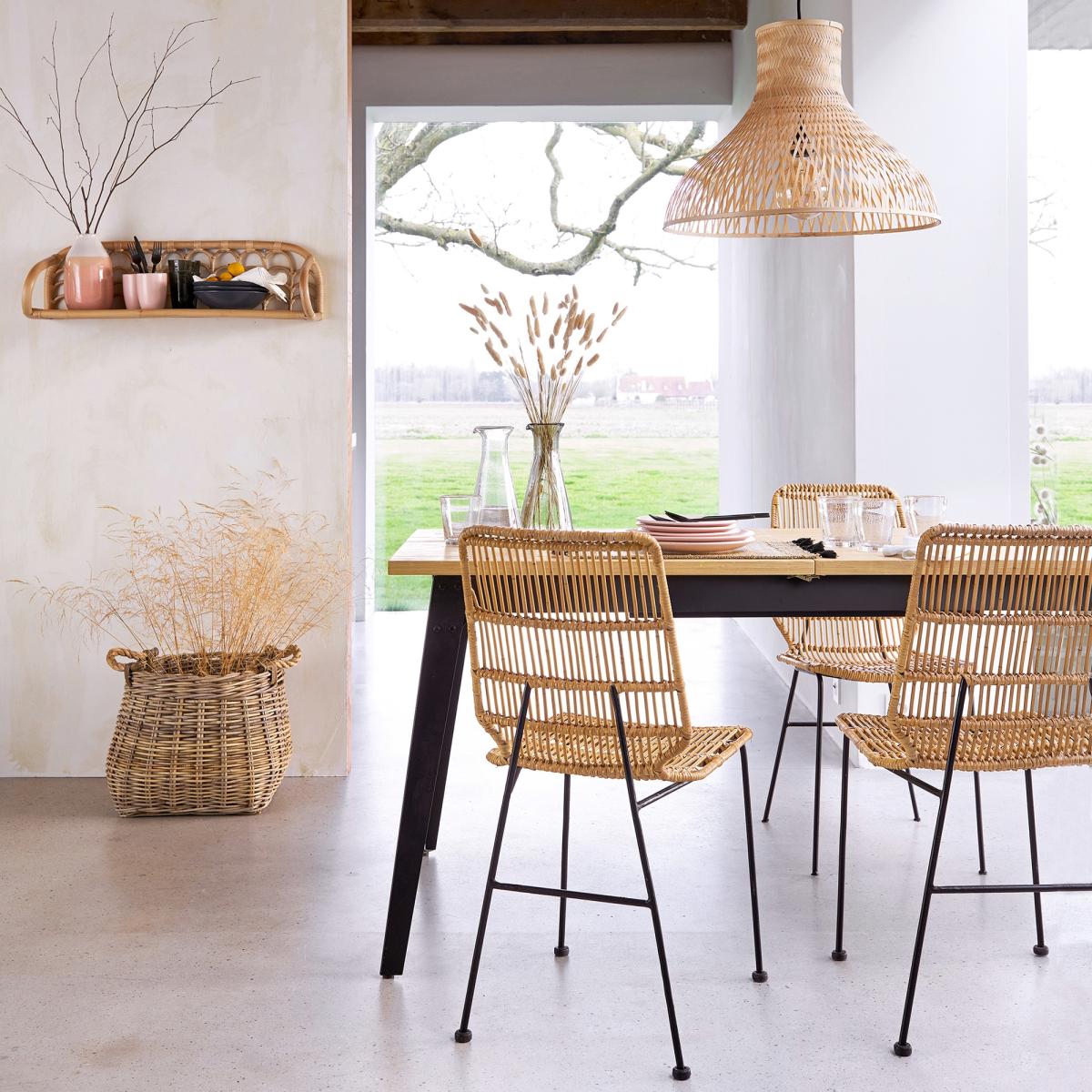 Daffo Pine Dining Table with 2 Extensions (Seats 6-8) – image 7