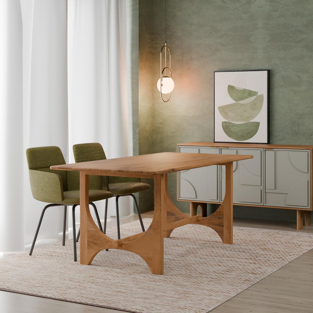 Brielle Mango Wood Sculptural Dining Table (Seats 6) – image 1