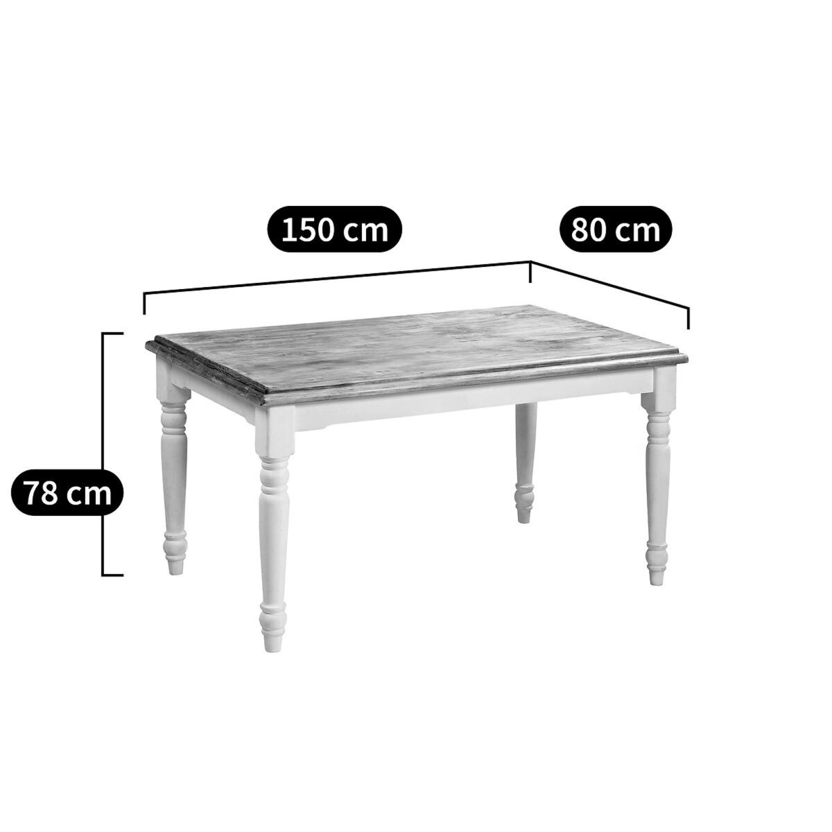 Germaine Solid Pine Dining Table (Seats 6) – image 3