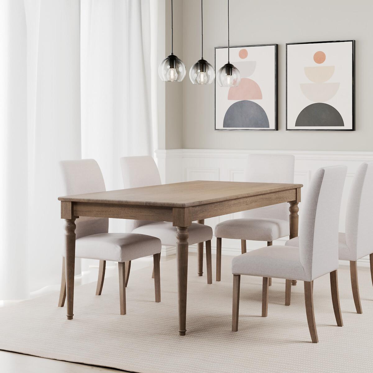 Tavi Traditional Mango Wood Dining Table (Seats 6) – image 1