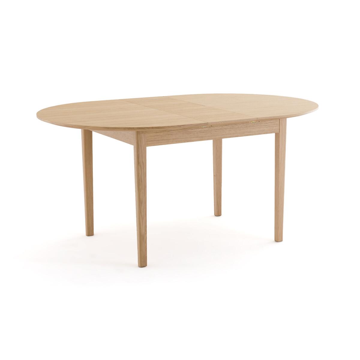 Wapong Extendable Oak Veneer Round Dining Table (Seats 4-6) – image 3