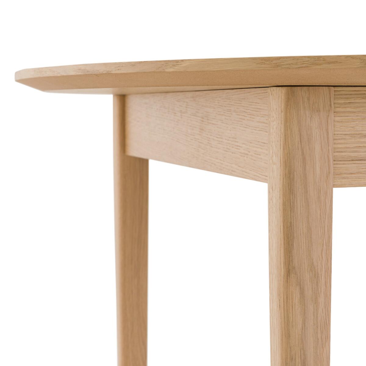 Wapong Extendable Oak Veneer Round Dining Table (Seats 4-6) – image 8