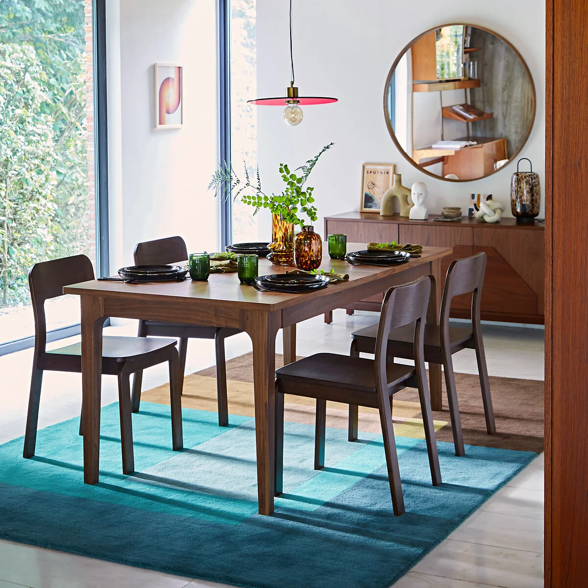 Vintele 6-10 Seater Extending Dining Table in Walnut Veneer – image 2
