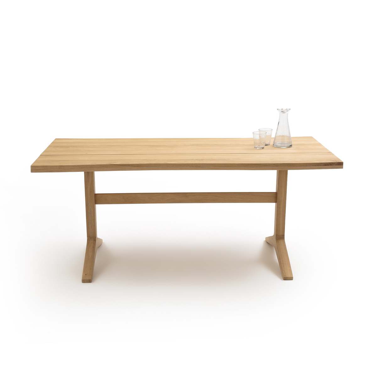 Waska Solid Oak Dining Table – image 2
