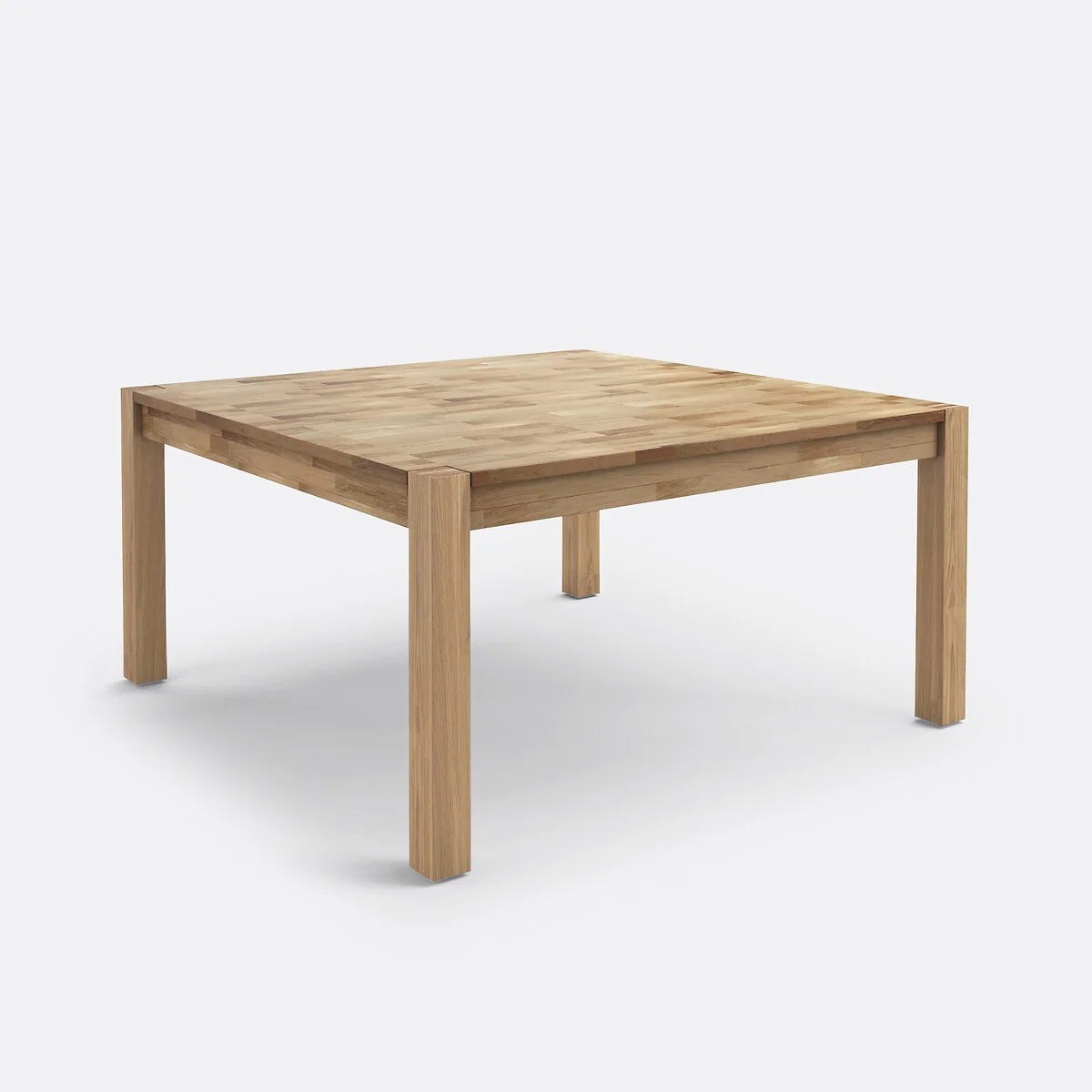 Adelita Square Oak Dining Table, Seats 8 – image 2