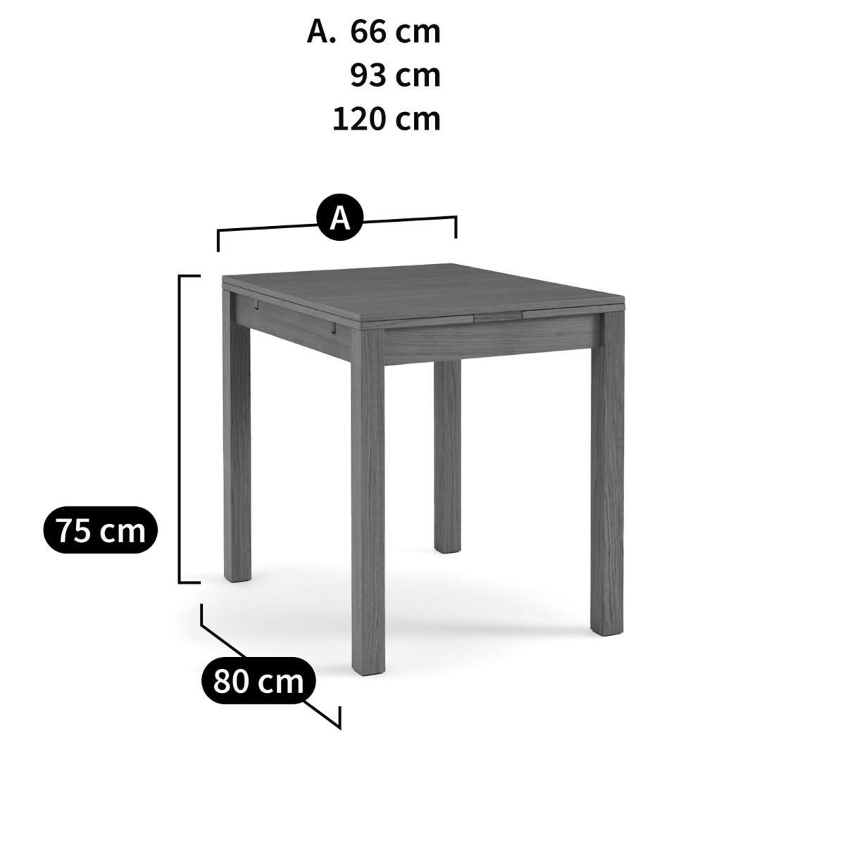 Goldo Table with 2 Extensions, Seats 2-4 – image 7