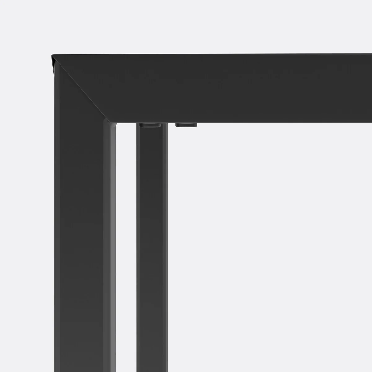 Hiba 6 Seater Dining Table in Black Steel – image 4