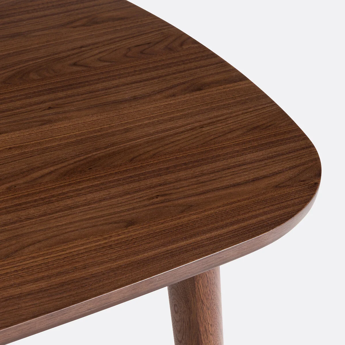 Yvan 6-8 Seater Extending Dining Table in Walnut and Veneer – image 6