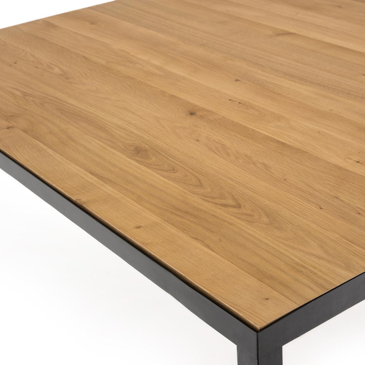 Nova Square Oak Dining Table, Seats 8 – image 3