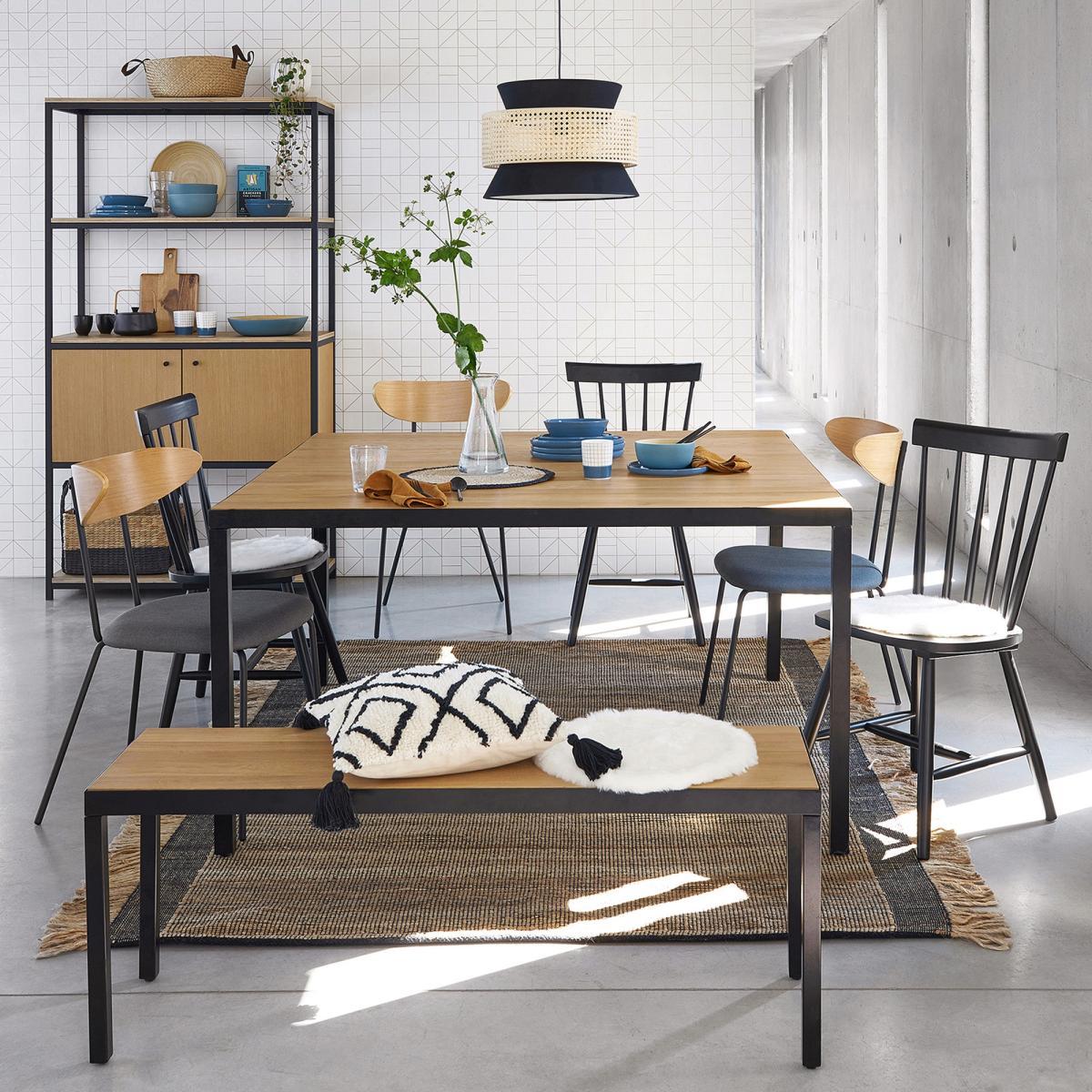 Nova Square Oak Dining Table, Seats 8 – image 4