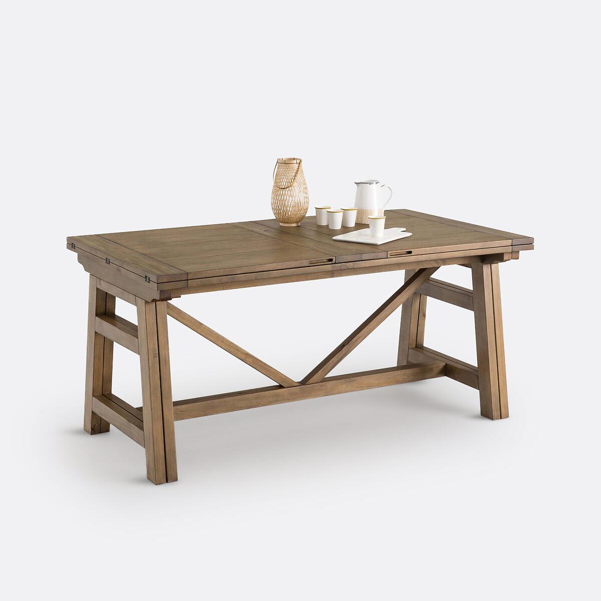 Wabi Solid Pine Extendable Dining Table, Seats 6-12 – image 3