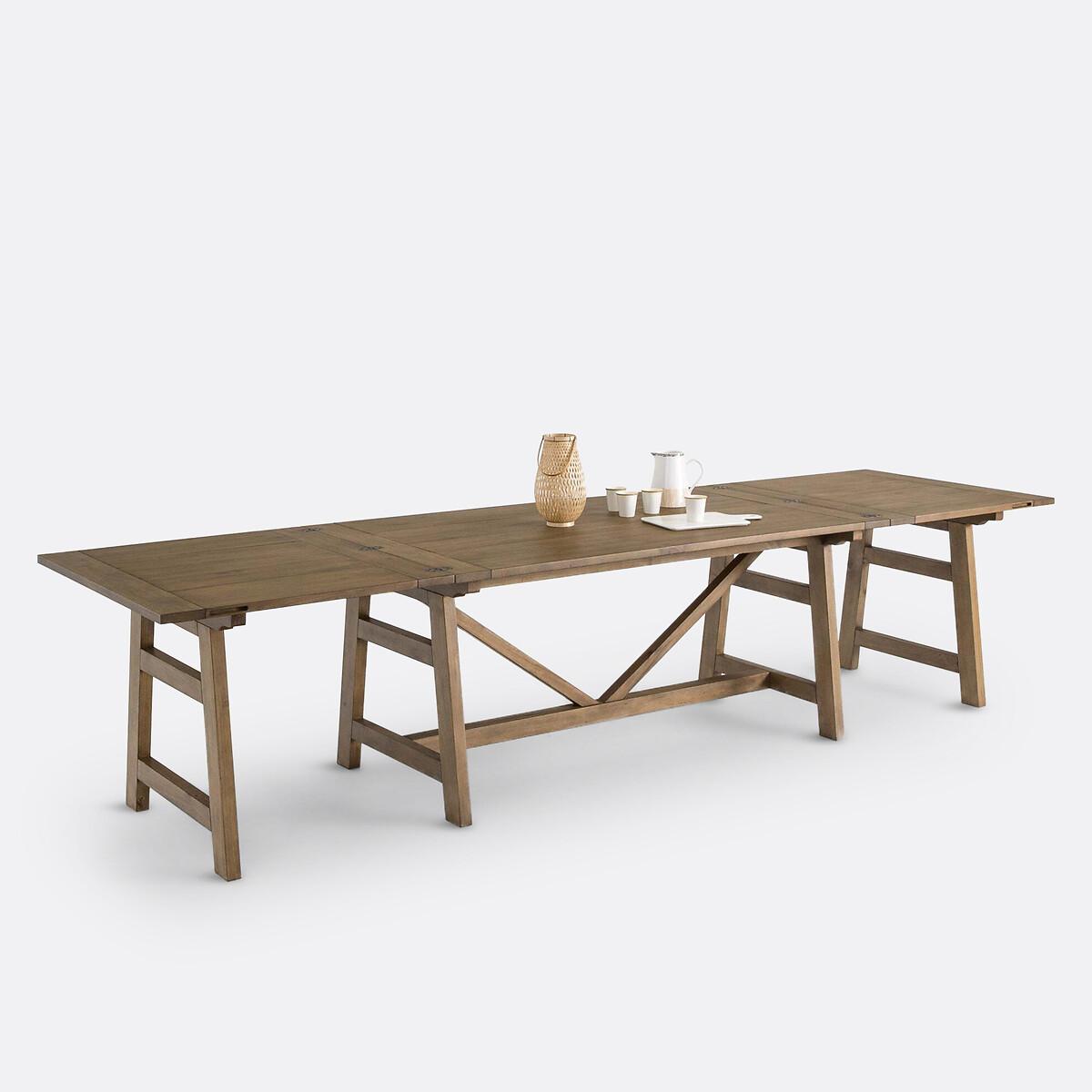 Wabi Solid Pine Extendable Dining Table, Seats 6-12 – image 5