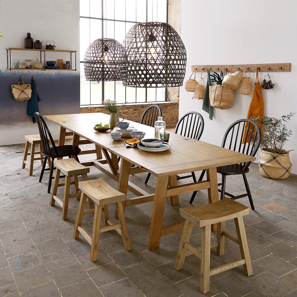 Wabi Solid Pine Extendable Dining Table, Seats 6-12 – image 9