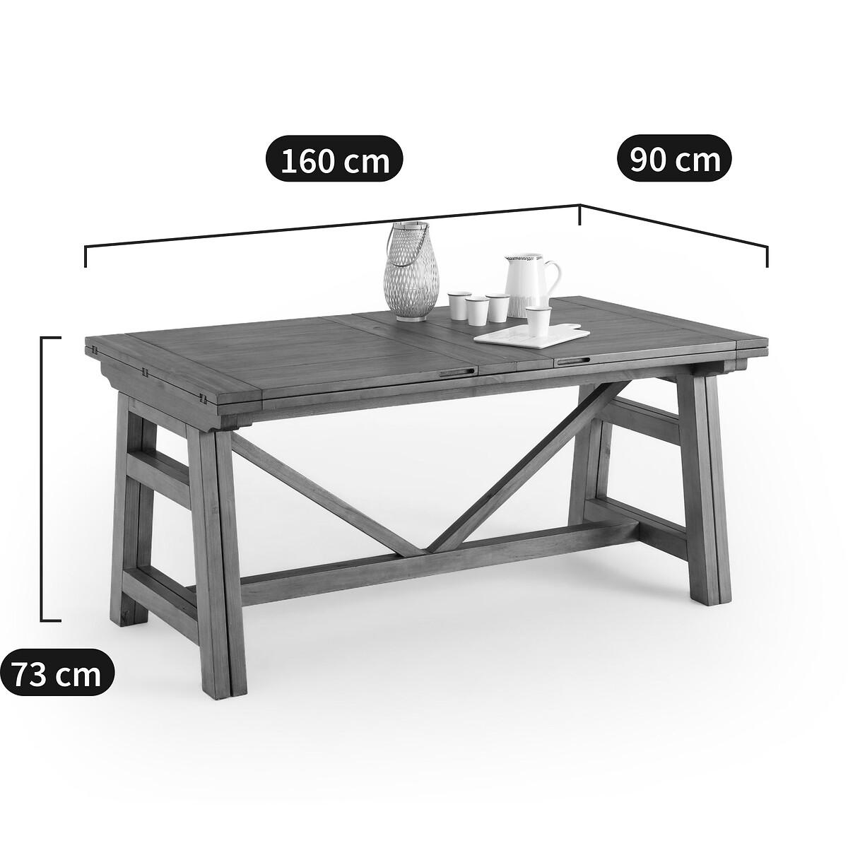 Wabi Solid Pine Extendable Dining Table, Seats 6-12 – image 10
